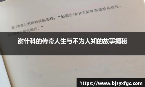 谢什科的传奇人生与不为人知的故事揭秘